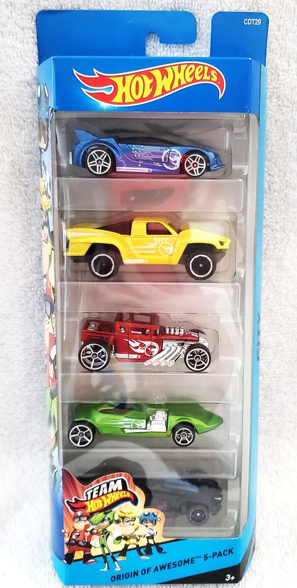 Hot Wheels Team Origin of Awesome 5-Pack Treasure Hunts Retired