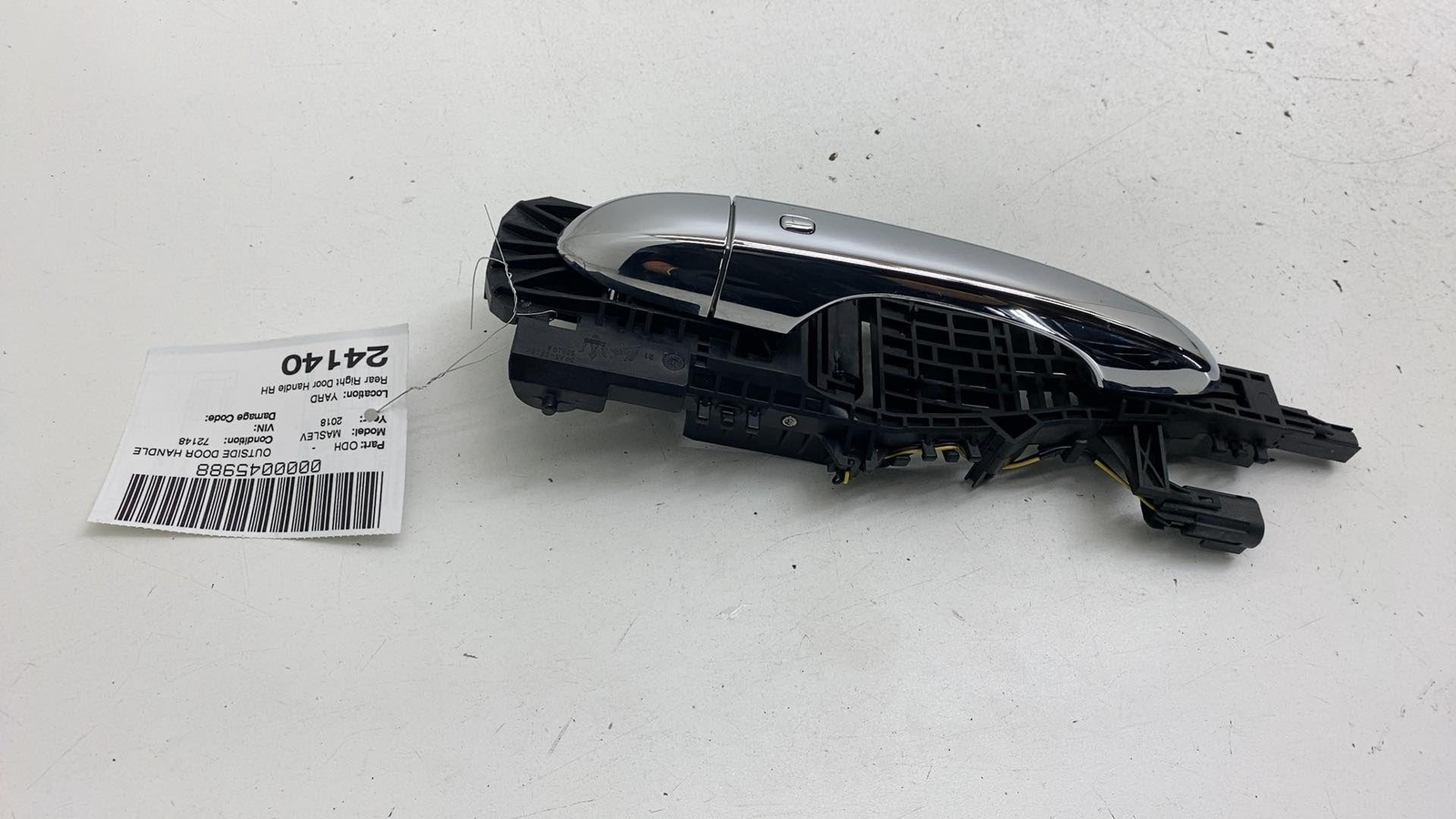 ⭕ 2017-2020 Maserati Levante Rear Passenger Side Exterior Door Handle Right Assy