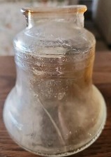 Vintage 1776 Liberty Bell Coin Bank Anchor Hocking Iridescent Carnival Glass