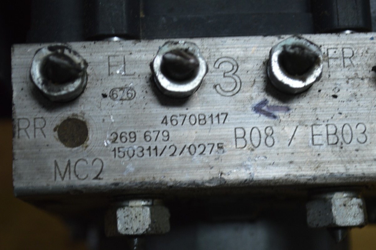 2015 Mitsubishi Mirage 1.2L ABS Pump Control OEM 4670b117