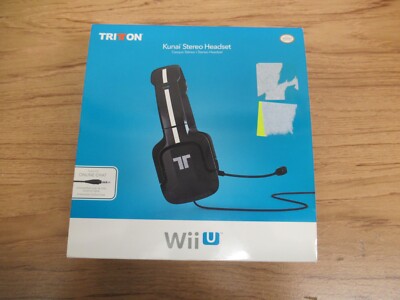 TRITTON Kunai Stereo Headset WiiU Online Chat schwarz