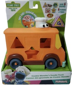 Hasbro - Playskool Sesame Street Cookie Monster's Foodie Truck Shape Sorter NEW | eBay