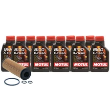 10L Motul 8100 X-CLEAN 5W40 Wix XP Filter Motor Oil Change Kit API SN