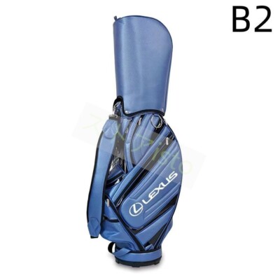 LEXUS Golf Stand Caddy Bag 6 Types of Material PU Leather 4 Colors