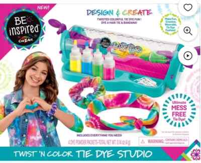 Be Inspired By Cra-Z-Art Twist 'N Color Tie Dye Studio Ultimate Mess Free NEW