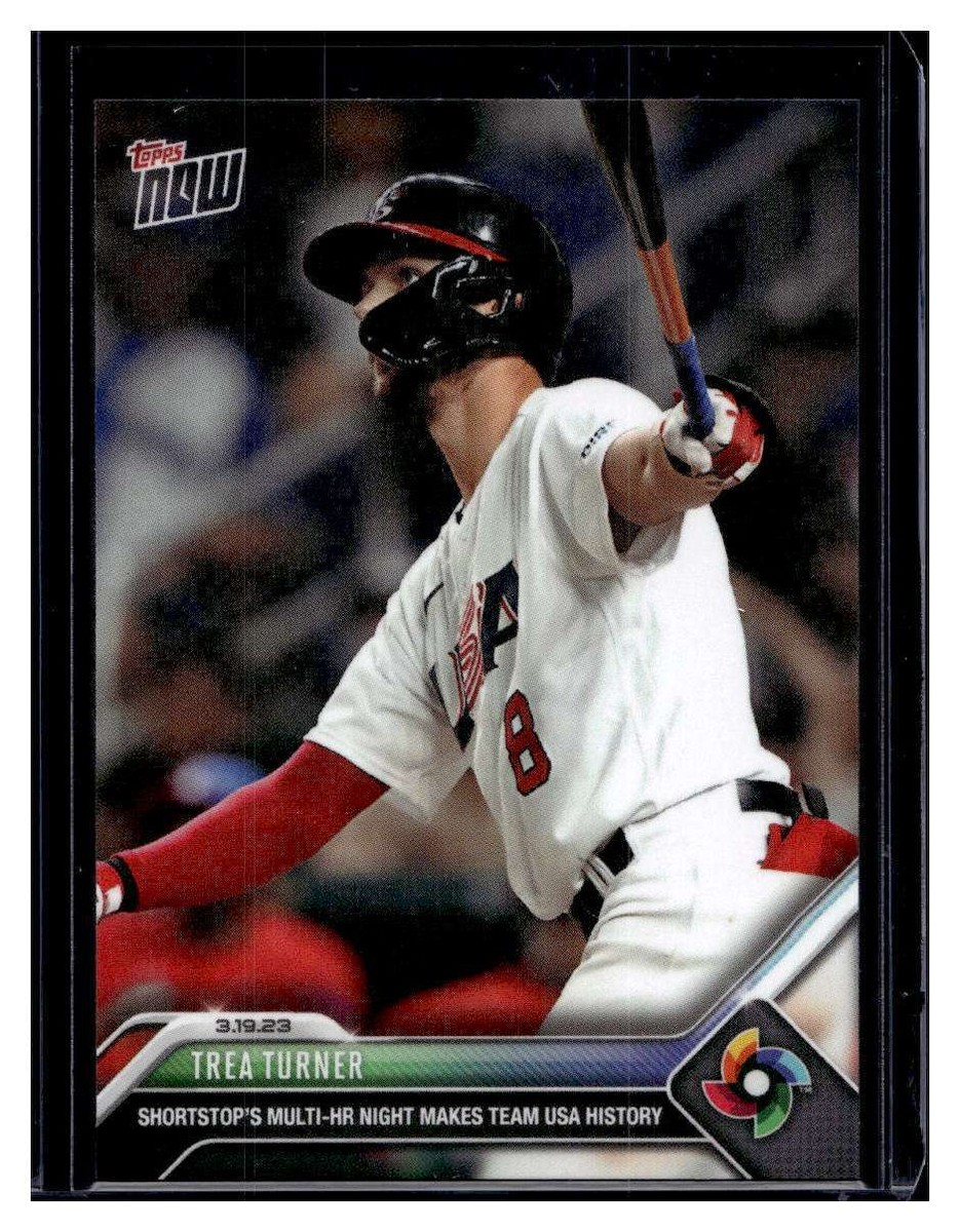 5シリ　topps wbc 2023 TREA TURNER ターナー 5シリ topps wbc 2023 TREA TURNER ターナー 2023 Topps Now