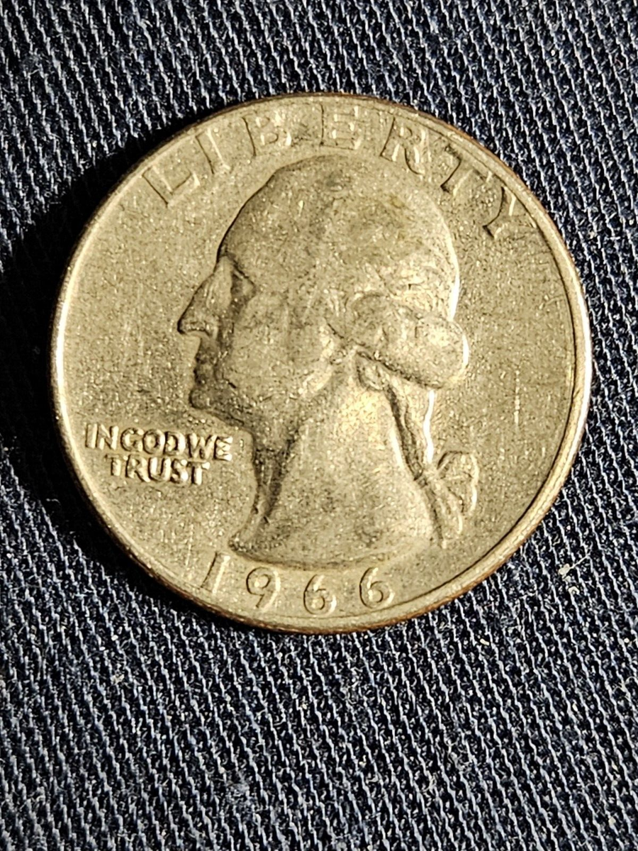 1966 Quarter Error On Last Letter 