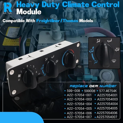 599-008 HVAC Heater A/C Climate Control Module For Freightliner M2 100 106 112 - Bild 6 von 12