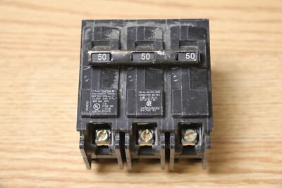 Siemens B350  50A 3Pole 240V Type BL  BL350 Bolt on  Circuit Breaker Used