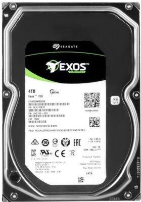 FESTPLATTE SEAGATE EXOS 7E8 4TB 7200U/min 256MB SATA III ST4000NM000A 3.5'' Zoll