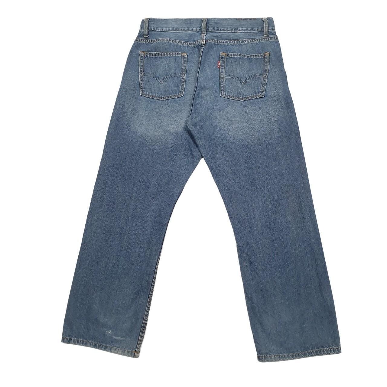 LEVIS 514 Jeans Straight Fit Blue Denim Trousers Womens UK18 image 3