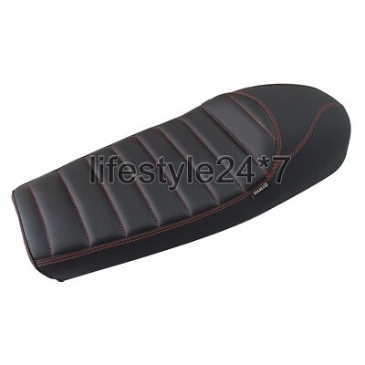 Für Royal Enfield ''D36 Leatherite Touring Seat, Black'' für GT &...
