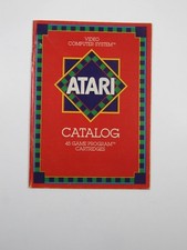 Atari 45 Game Program Cartridges Catalog 1981