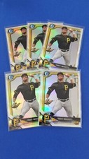 Travis Swaggerty - 2018 Bowman Draft Chrome Refractor (5) card lot BDC-198 