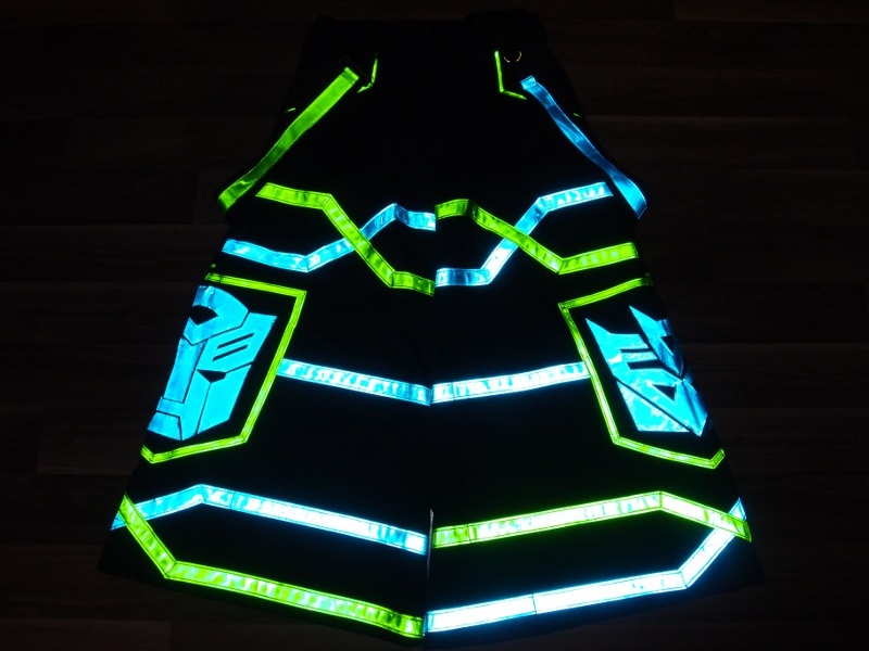 Heatwave phat pants rave gear reflective dance wear hardstyle