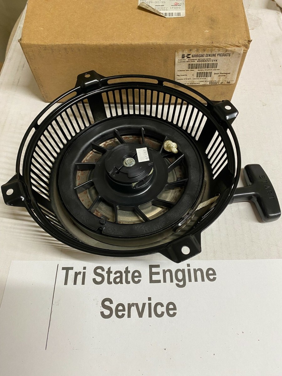 Genuine OEM Kawasaki Recoil Pull Starter 49088-2473-YK | eBay