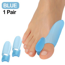 1Pair Silicone Gel Thumb Corrector Bunion Little Toe Protector Separator Hallux