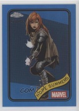 2025 Topps Chrome Marvel Comics Blue Refractor /299 Hope Summers #73 0cq4