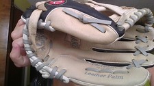 Rawlings Youth Baseball Glove Playmaker 10.5" PM105HCB Leather Palm Good Cond