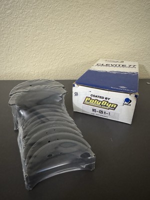 Clevite main bearings. High Per Coated by PolyDyn performance coat. MS-429 H-1  