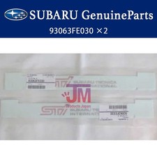 SUBARU Genuine MPREZA WRX STI 05-07 Front Door Letter Mark 93063FE030 x2 Set OEM