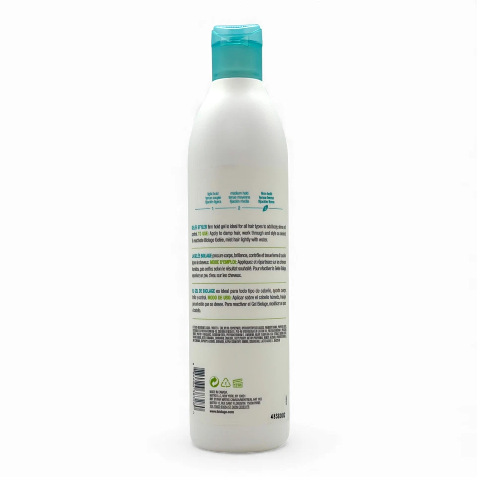 Gel para todos os fins Biolage Styling Gelée Styler 16,9 oz | fixação média - Imagem 2 de 2