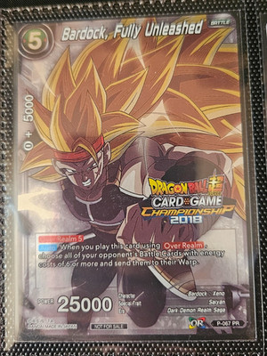 Dragon Ball Super - Bardock, Fully Unleashed - P-067 PR - Champs 2018 - FOIL