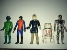 5 Star Wars vintage action figures Kenner Han Greedo Walrus R5-D4 DeathStarDroid