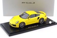1:18 Spark Porsche 911 991.2 Turbo S Coupe Racing Yellow WAP DEALER