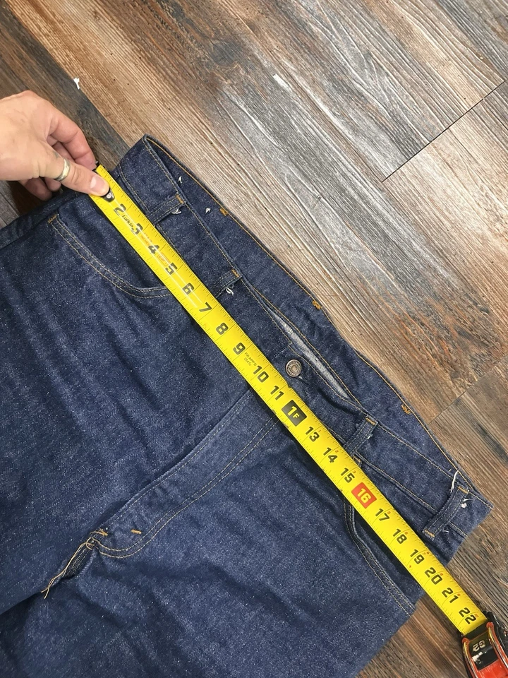 Jeans Levi's Orange Tab 646 Big Bell Bottom vintage años 70-80 ¡NUEVOS CON ETIQUETAS! Foto 4 de 4