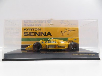 1:43 Minichamps 540874392 Lotus Honda 99T Ayrton Senna 1st Monaco GP 1987 