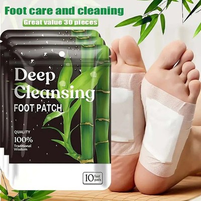 Deep-Cleansing Natural-Ingredient Breathable Deep Cleansing Foot Massage Patches
