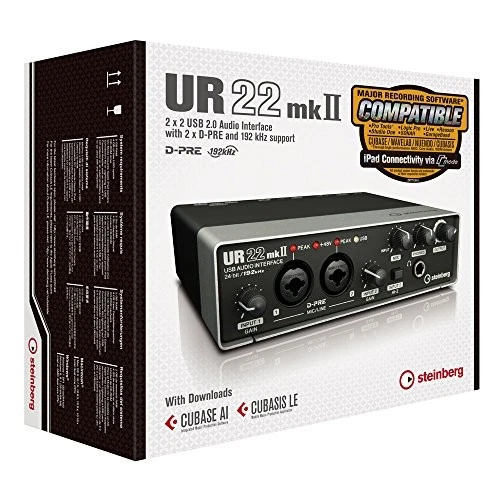 Steinberg Steinberg 2x2 USB2.0 24bit/192kHz Audio Interface UR22mkII - Image 3 of 3