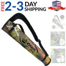 Archery Back Arrow Quiver Holder - Adjustable Quiver for Arrows with Shoulder...