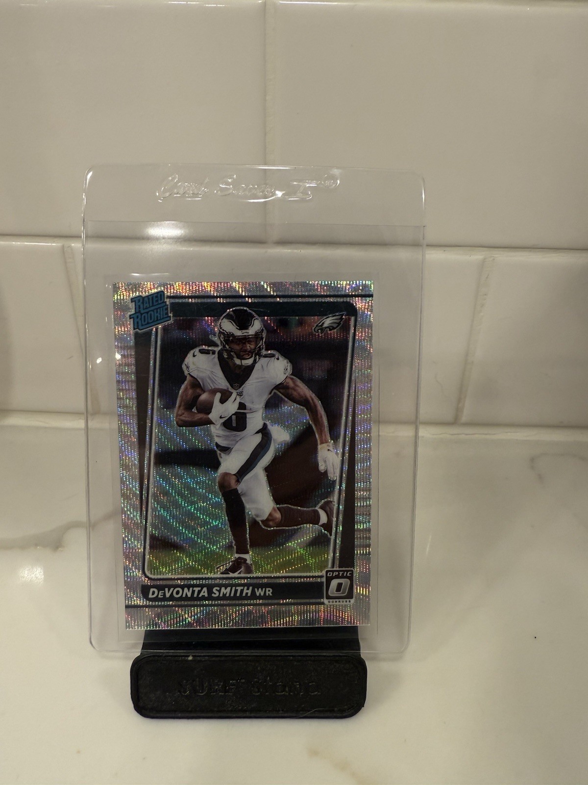 2021 Panini Donruss Optic - Rated Rookie Devonta Smith #205 Wave Prizm /299 (RC)