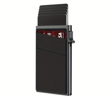 RFID Wallet Holder Men's Automatic Pop-Up Minimalist Card Case  ID Carrier