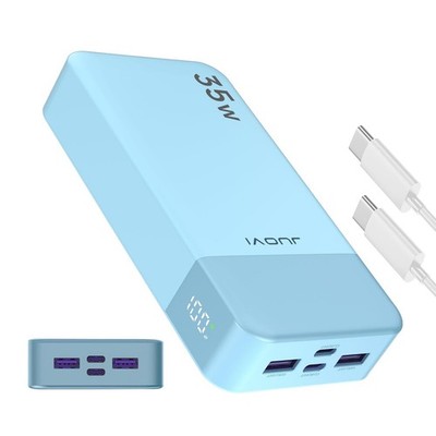 20000mAh Power Bank 35W USB-C Schnellladegerät Ladegeräte 4 PD Batterie Handy DE