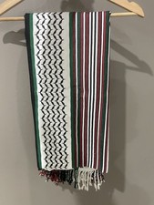 Yemeni Shawl Rida habirah ?? Palestinia w/ olive Leaf Stitching- Yemeni Made