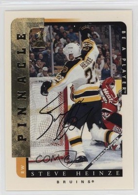 1996-97 Pinnacle Be A Player Auto Steve Heinze #154 Auto 10c6