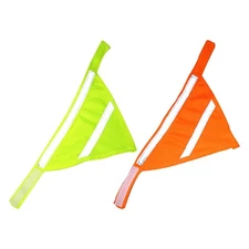 2 Pcs Pet Fluorescent Triangle Towel Dog Bandanas Scarf Safety Bib