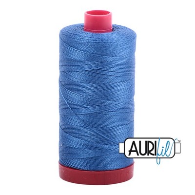 Delft Blue 2730 | 12wt Large Spool 325M / 356Y | Aurifil
