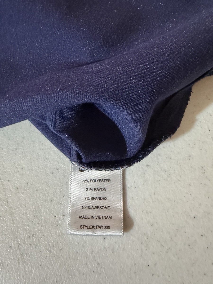 Figs Catarina Scrub Top Womens Size S PO 1517 Navy View 4