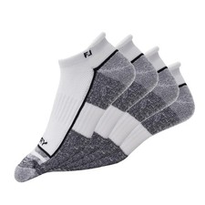 FootJoy Men's ProDry Roll Tab 2-Pack Socks, White XL, Fits-Shoe 12-15,