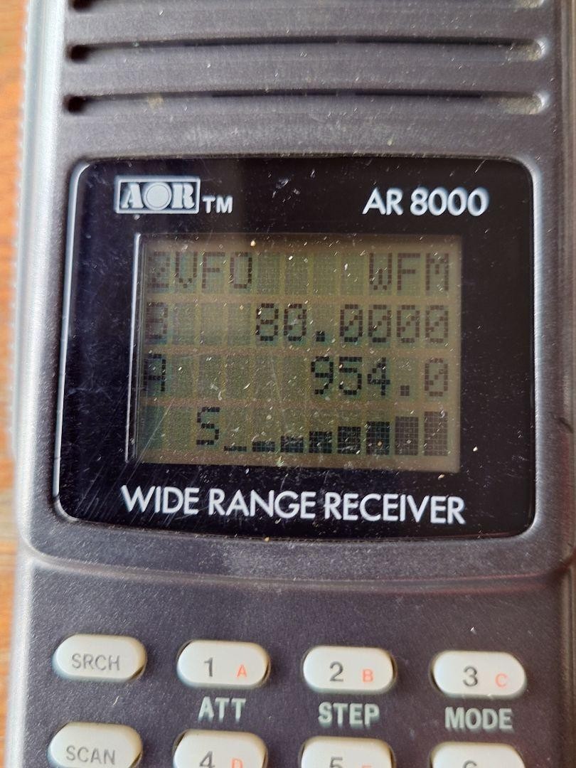 AR8000 AOR レシーバー 受信機 WIDE RANGE RECEIVER AOR AR8000 Wide Range Receiver Amateur Ham Radio Tested Free