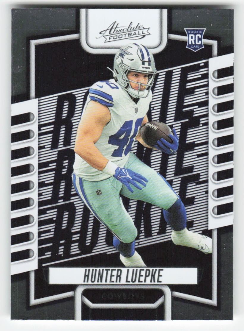 2023 Panini Absolute #198 Hunter Luepke Retail Dallas Cowboys RC