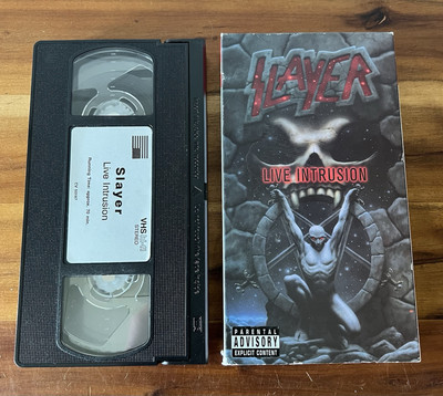 Slayer Live Intrusion VHS, CV 50197, US 1995, VG 74645019734| eBay