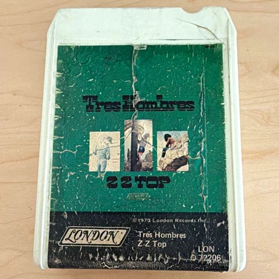TESTED | SERVICED ZZ Top Tres Hombres 8-Track London Records 1973 LON 72206 - Image 1 of 3
