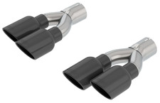 Borla Exhaust Tip Black Chrome Fits 18-21 Jeep Grand Cherokee Trackhawk 6.2l V8 Borla Exhaust Tip Black Chrome Fits 18-21 Jeep Grand Cherokee Trackhawk 6.2l V8