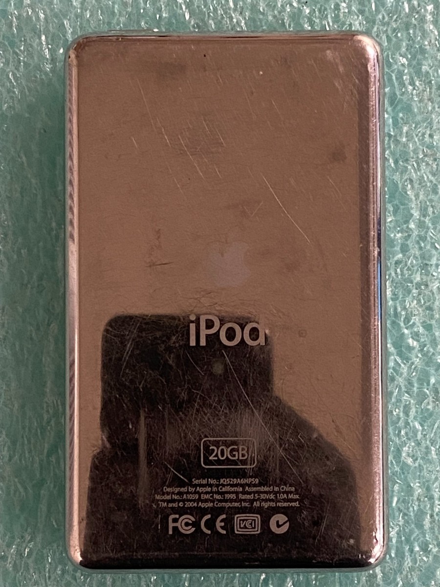 Apple iPod Classic 4th Generation Monochrome 20gb for sale online