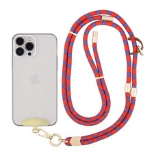 Adjustable Shoulder Crossbody Cell Phone Lanyard with Detachable Wrist Strap